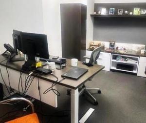 Modular Furniture Office Suite with Personal Credenza